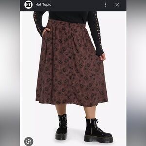 Hot topic pumpkin skirt